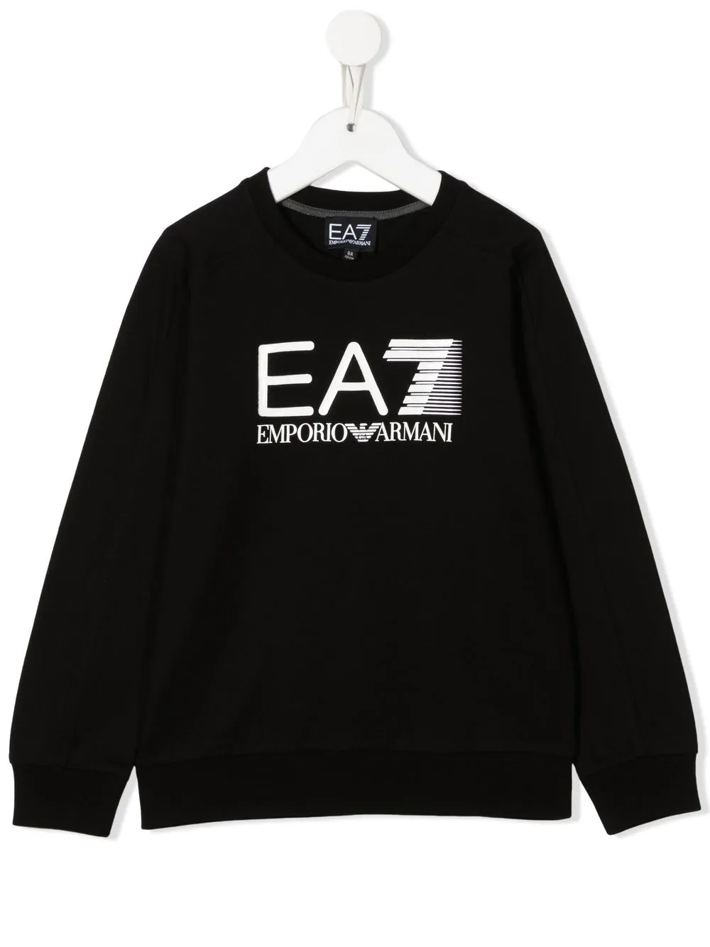 

Emporio Armani Kids sudadera con logo estampado - Negro