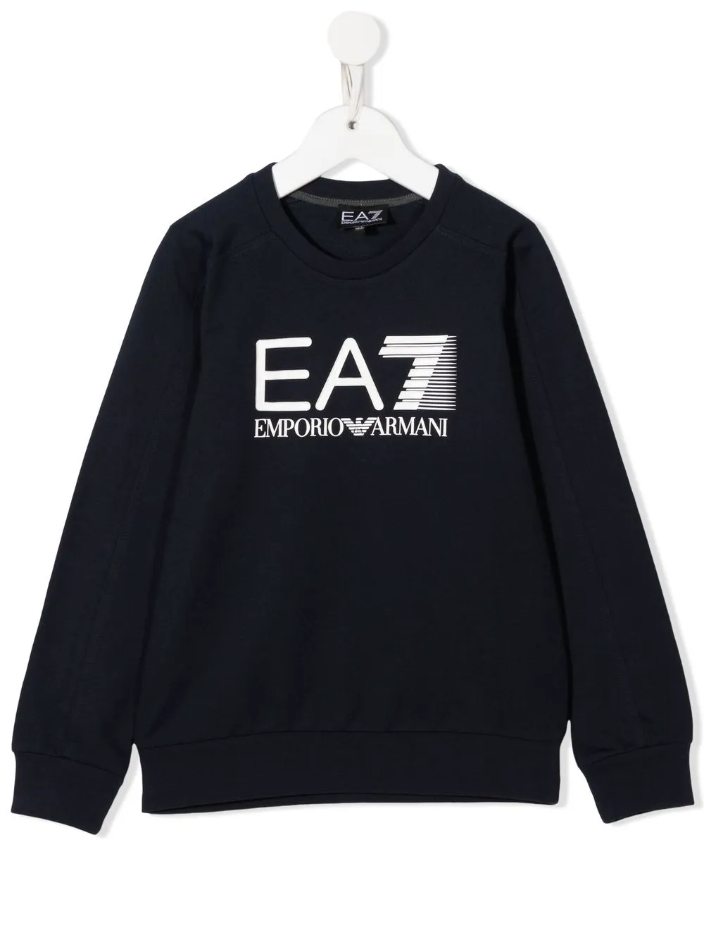 

Emporio Armani Kids sudadera con logo estampado - Azul