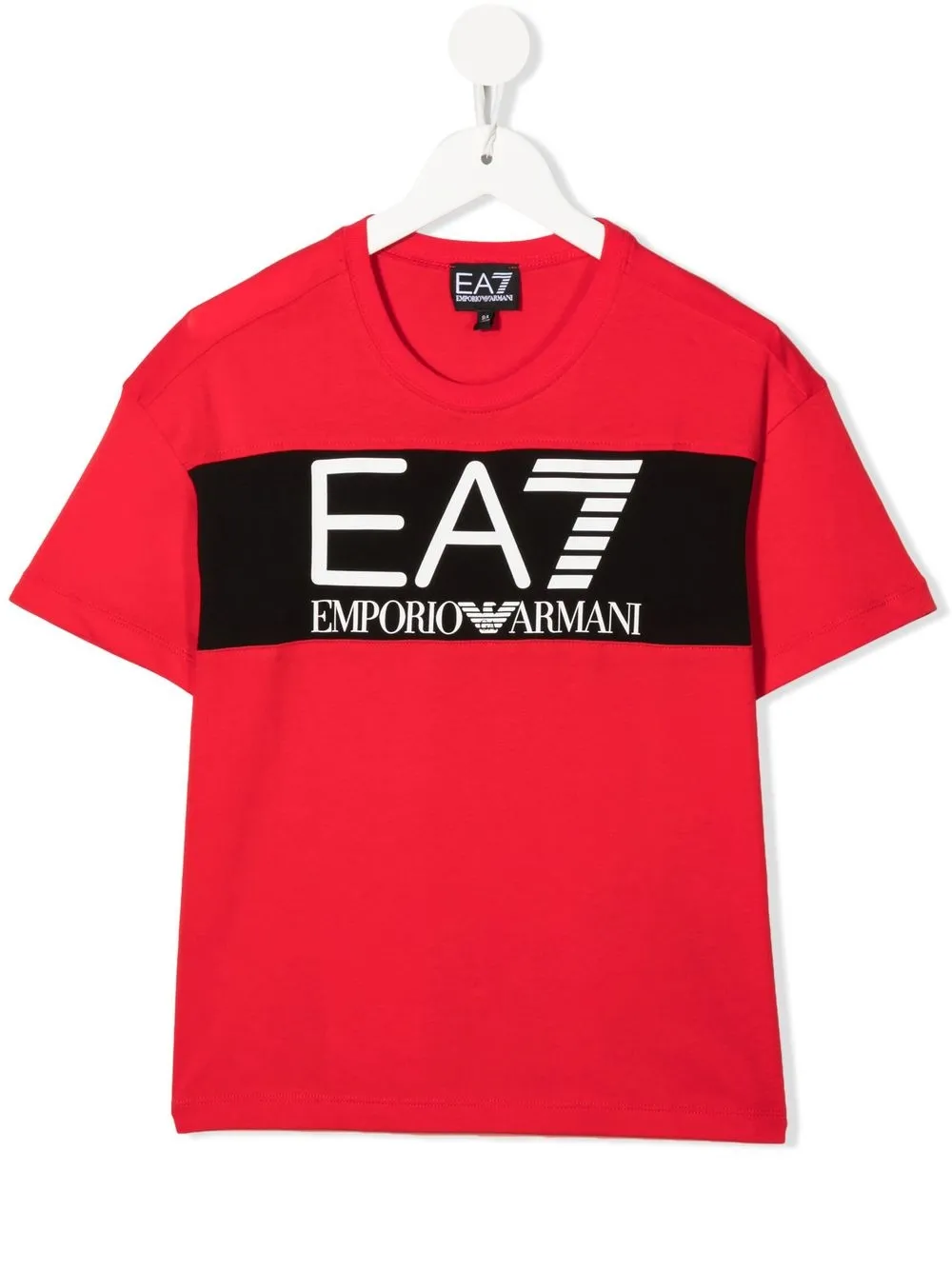 

Emporio Armani Kids logo-print short-sleeve T-shirt - Red