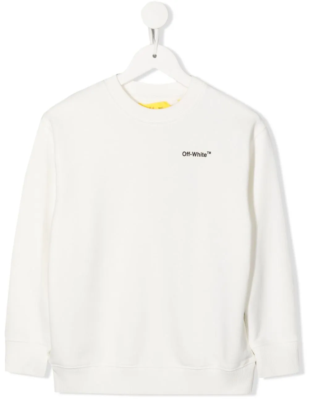 

Off-White Kids sudadera con logo estampado - Blanco