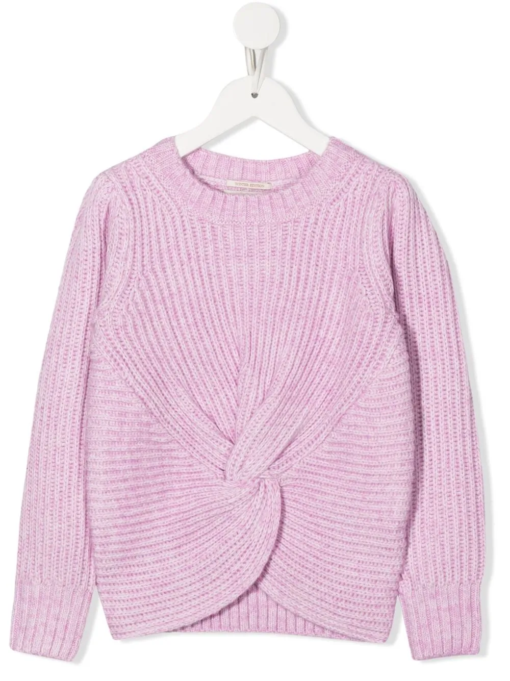 

Scotch & Soda gathered ribbed jumper - Pink