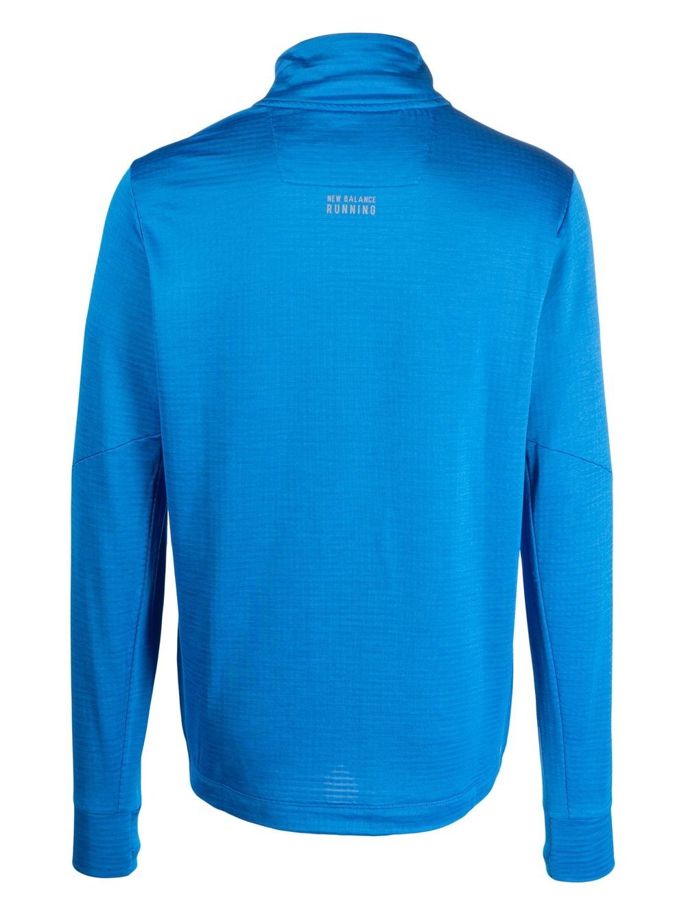 new balance impact run grid back half zip