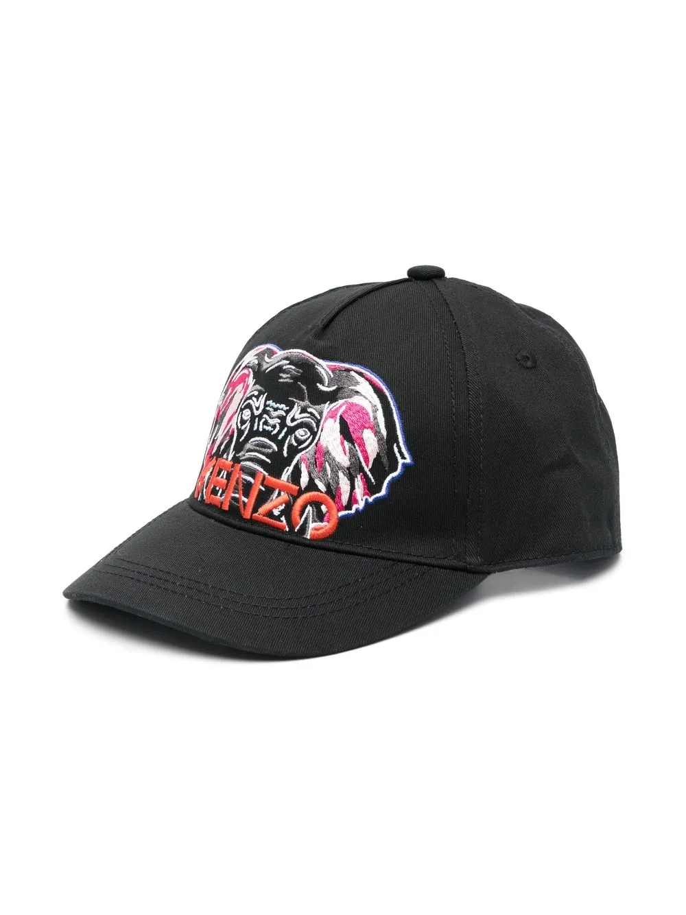 

Kenzo Kids embroidered logo cap - Black