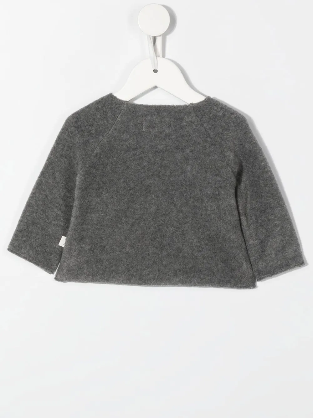 TEDDY & MINOU Vest met gestrikte voorkant - Grijs