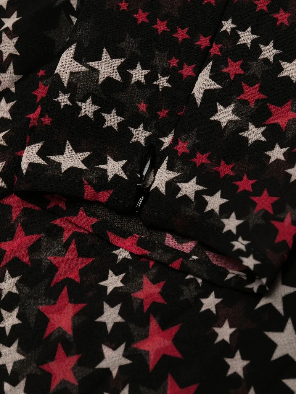 Star Print Pleated Dress