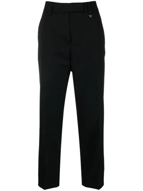 Prada straight-leg cut trousers