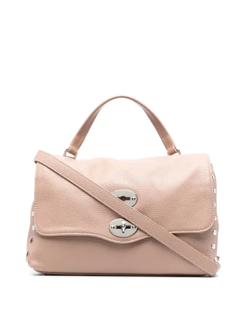 Zanellato stud-detail leather tote bag 