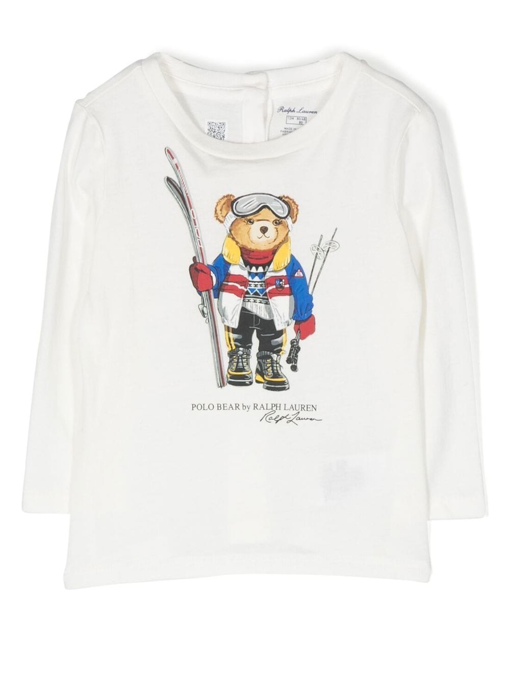 Ralph Lauren Kids Polo Bear long sleeve T-shirt - White