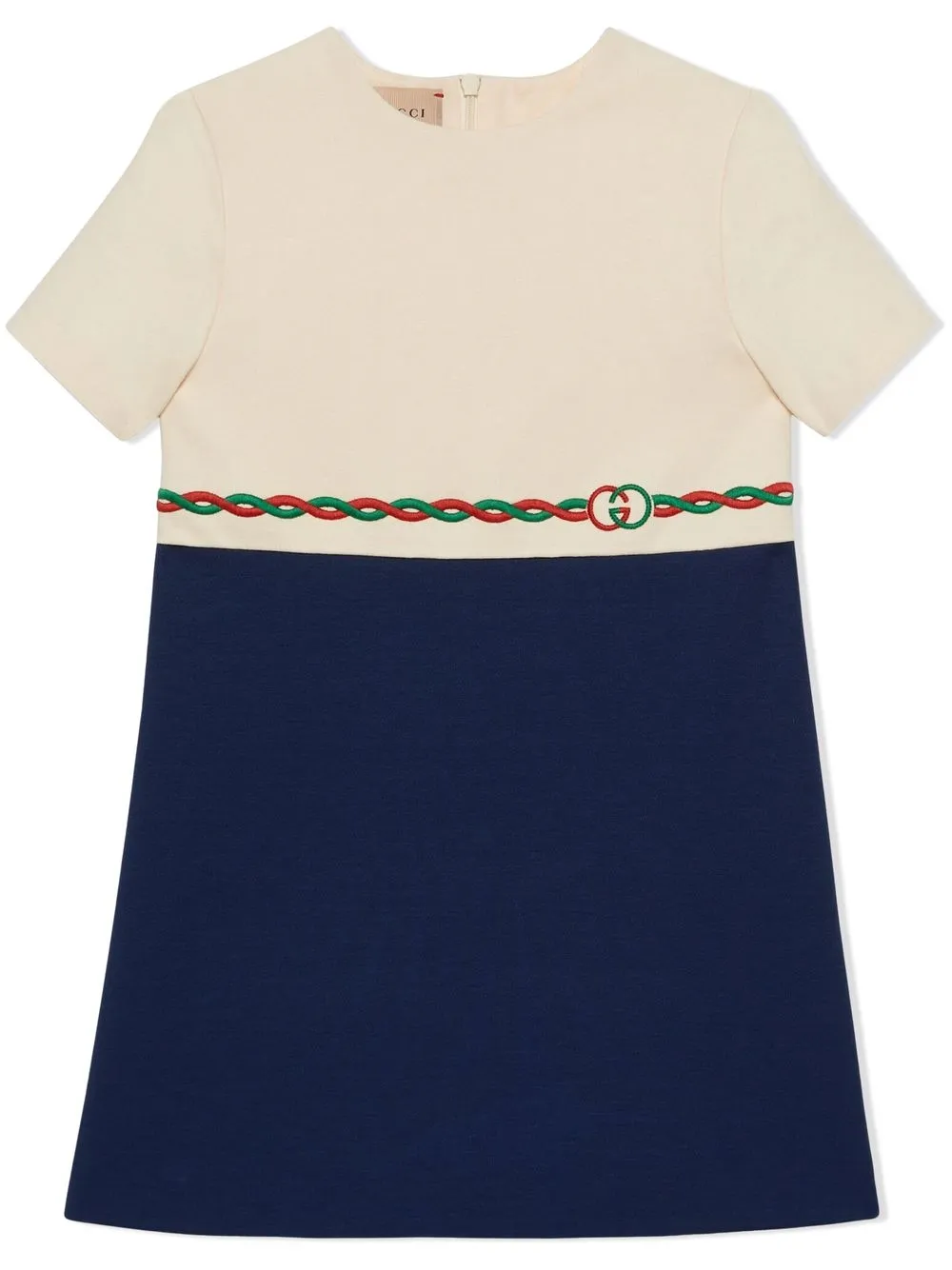 

Gucci Kids vestido con motivo Interlocking G - Rosado