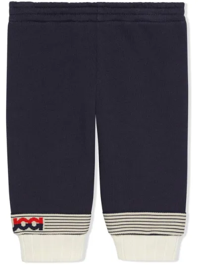 gucci logo track pants