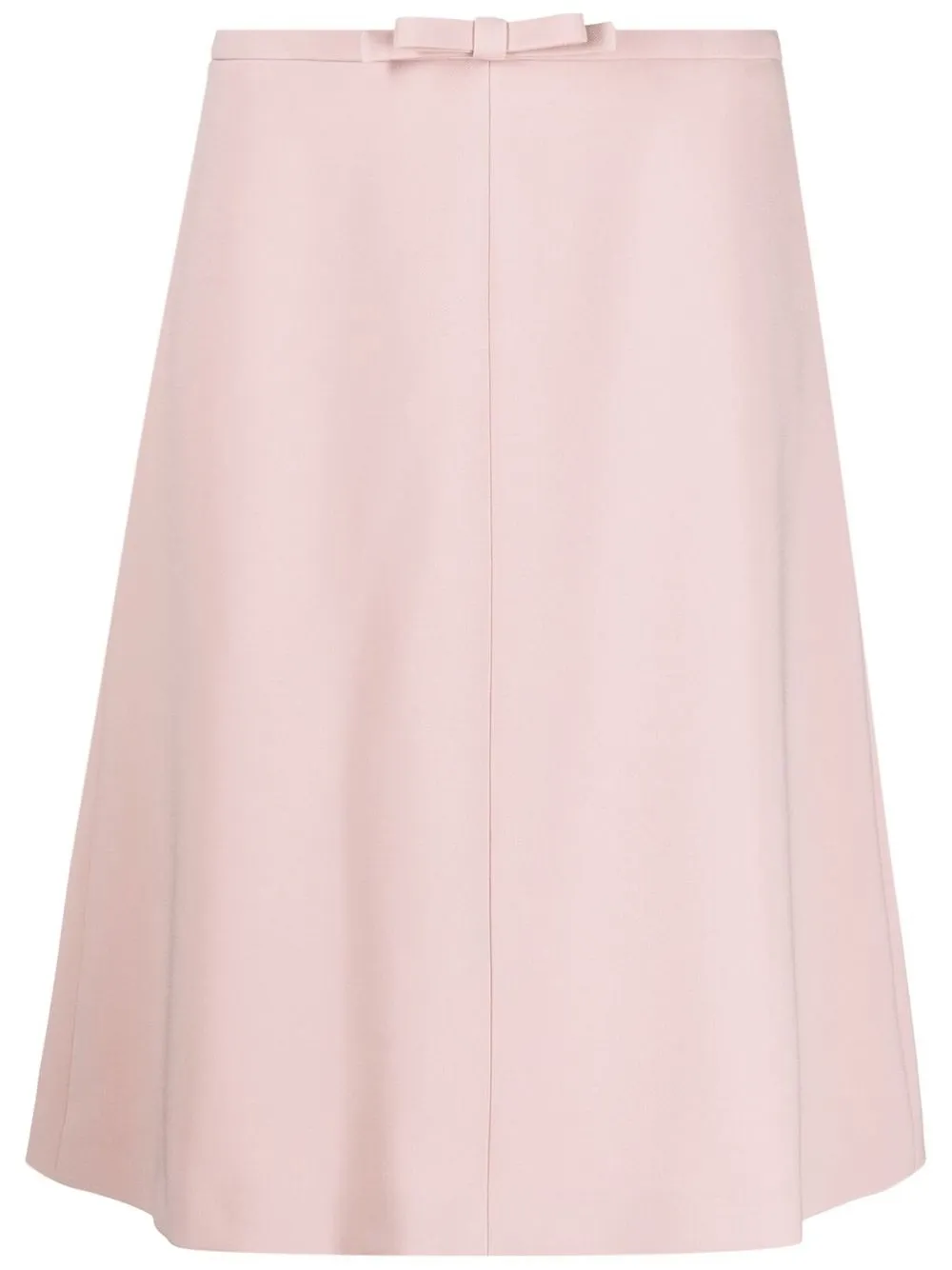 RED Valentino Gonna svasata con fiocco - Rosa