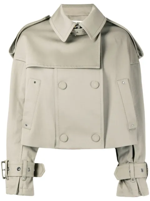 Ports 1961 double-breasted cropped jacket 