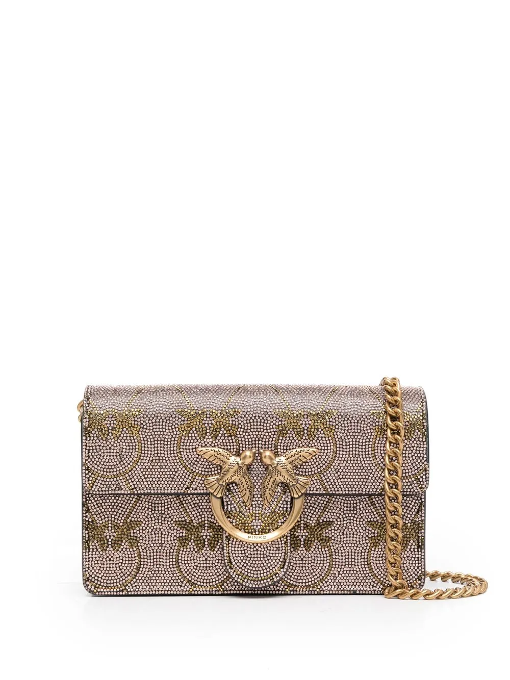 

PINKO bolsa crossbody Love Birds - Dorado