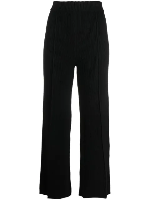 AERON ribbed merino-cashmere trousers