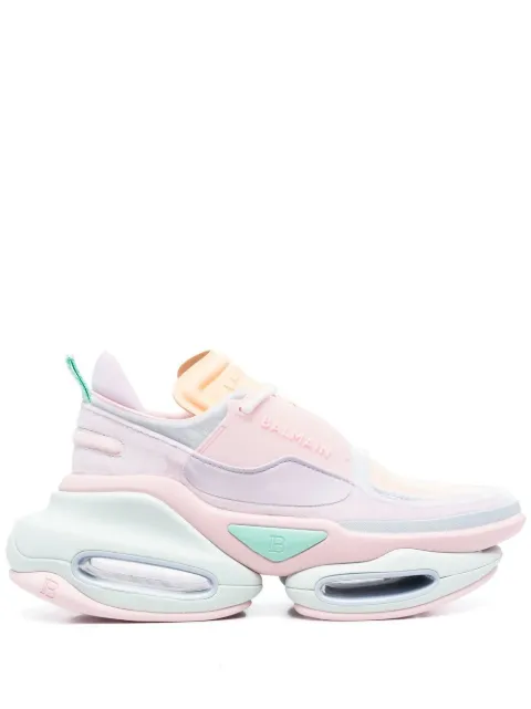 Balmain B-Bold colour-block sneakers