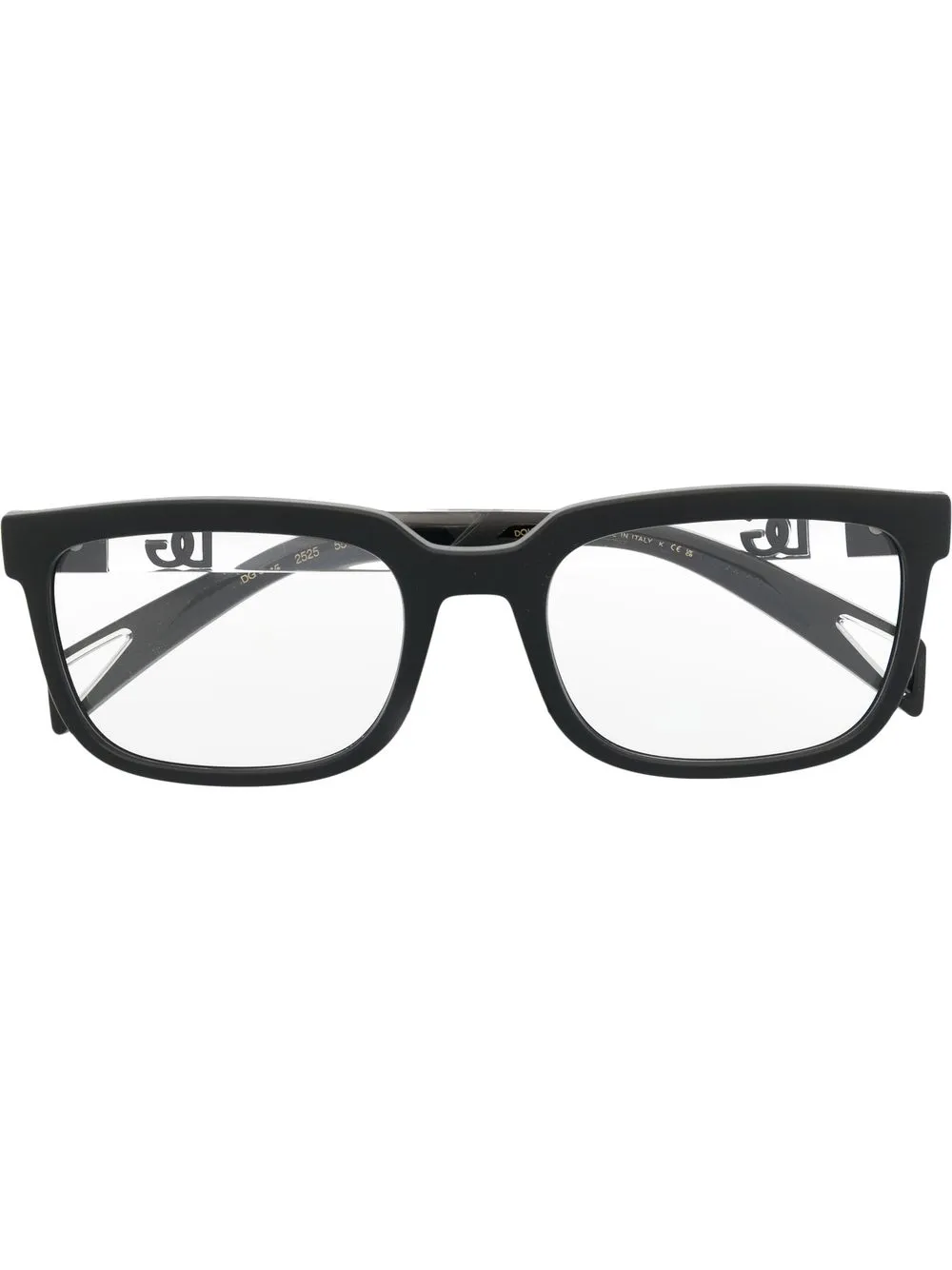 

Dolce & Gabbana Eyewear lentes con armazón wayfarer - Negro