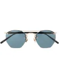 Matsuda rimless blue-tinted sunglasses