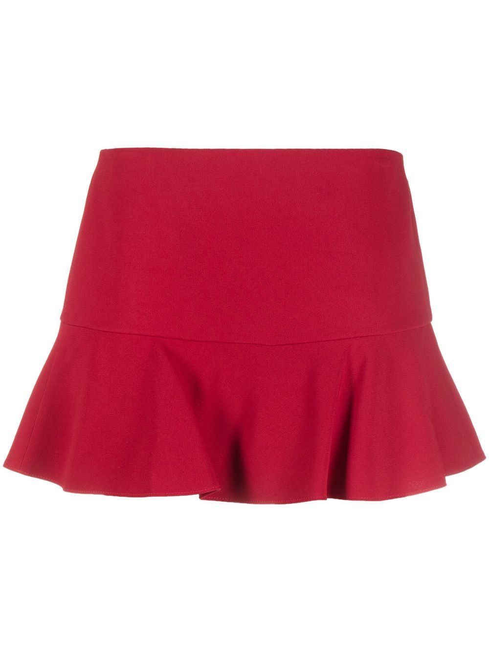 

RED Valentino skorts mini con dobladillo acampanado - Rojo