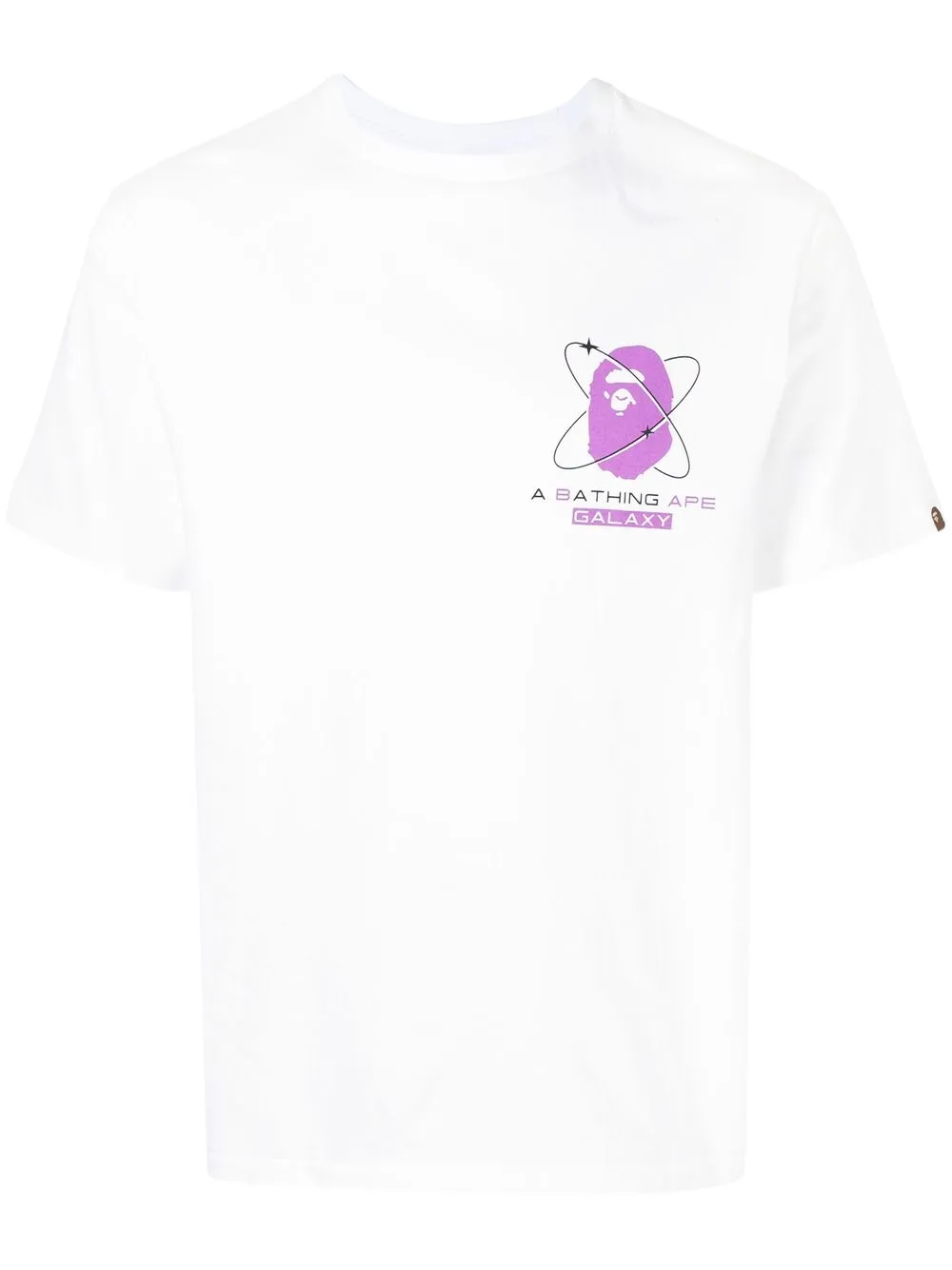 

A BATHING APE® playera con estampado gráfico - Blanco