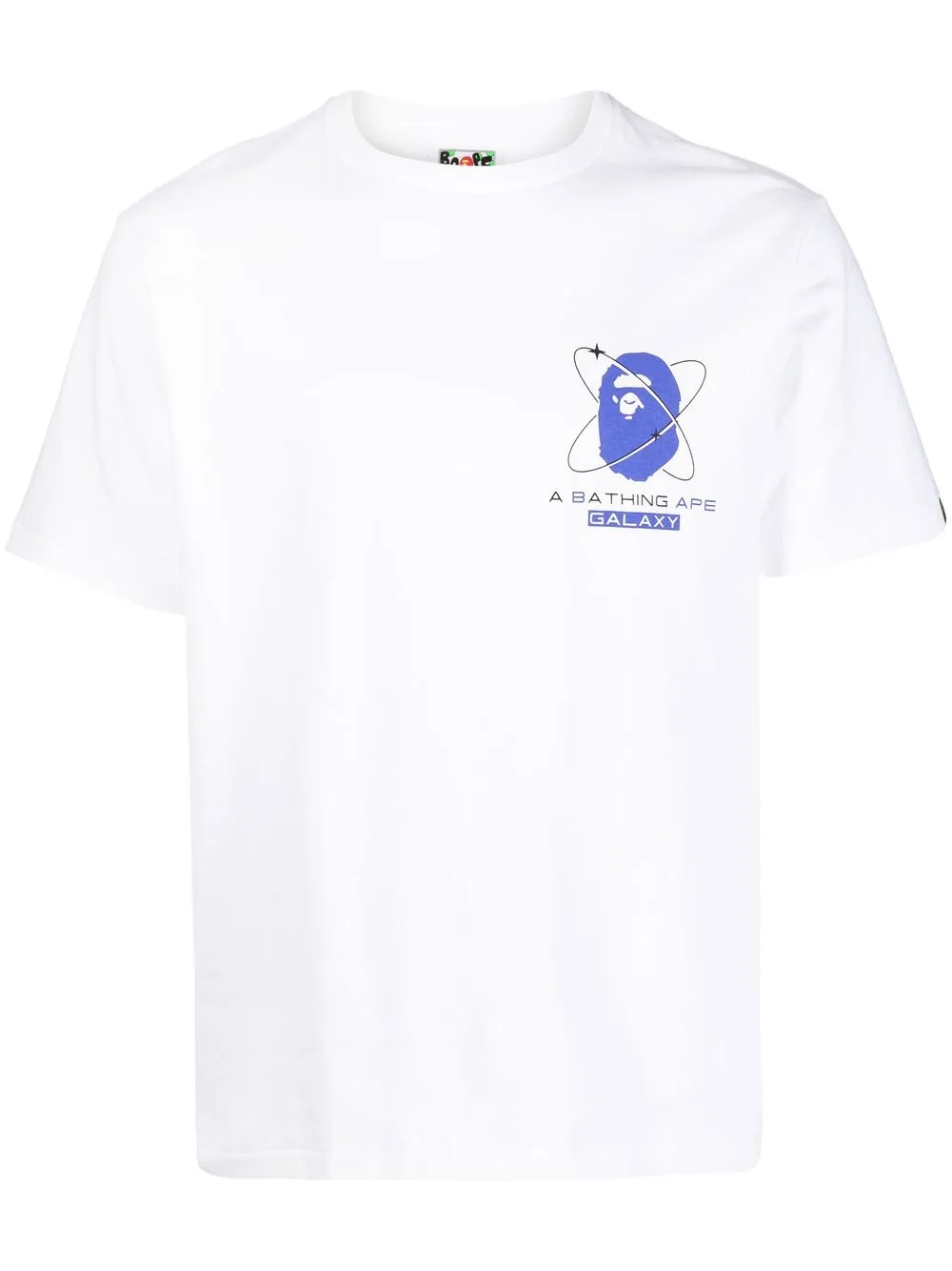 

A BATHING APE® playera con logo estampado - Blanco