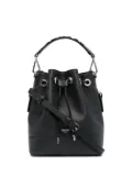 Lancel leather bucket bag - Black