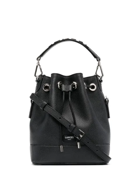 Lancel leather bucket bag