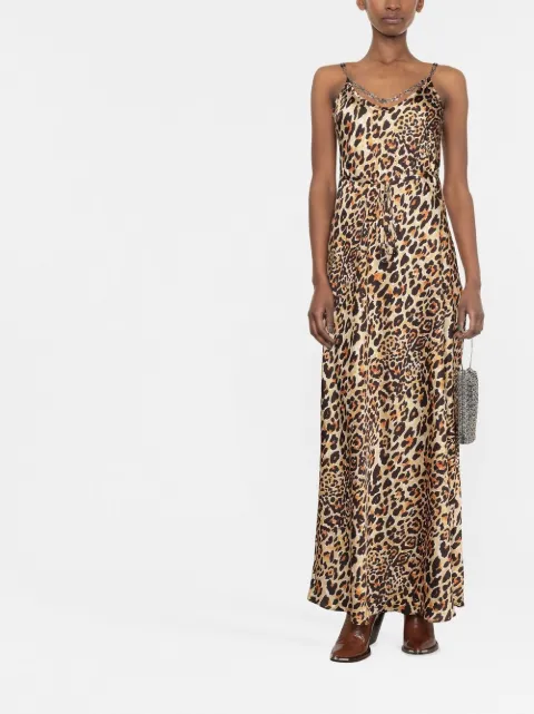 Paco Rabanne leopard-print Maxi Dress 