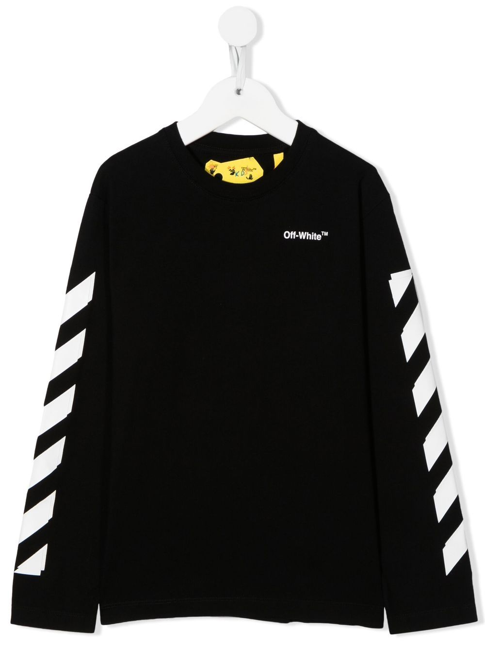 Shop Off-white Arrows-motif Long-sleeved Jumper In Black