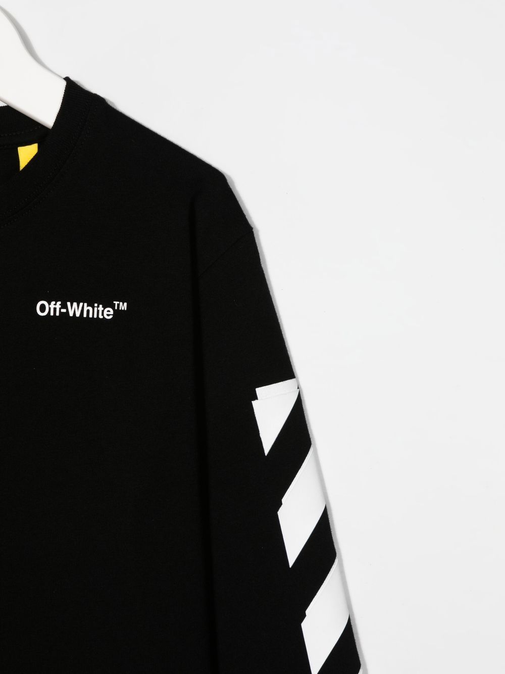 Shop Off-white Arrows-motif Long-sleeved Jumper In Black