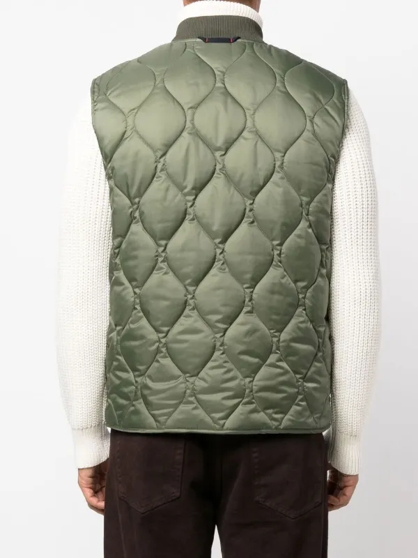Gilet trapuntato Verde Farfetch Abbigliamento Cappotti e giubbotti Gilet 