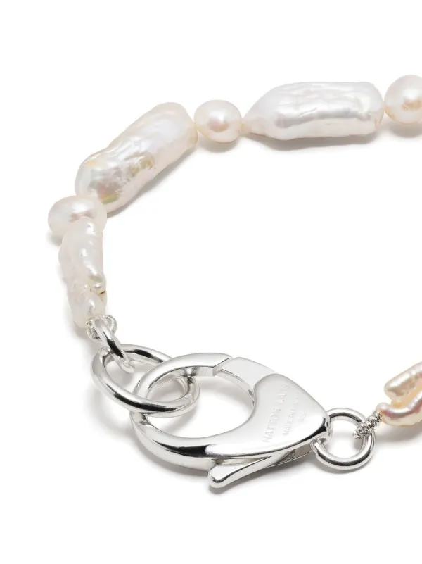 Hatton Labs Baroque Mix Pearl Bracelet | White | FARFETCH
