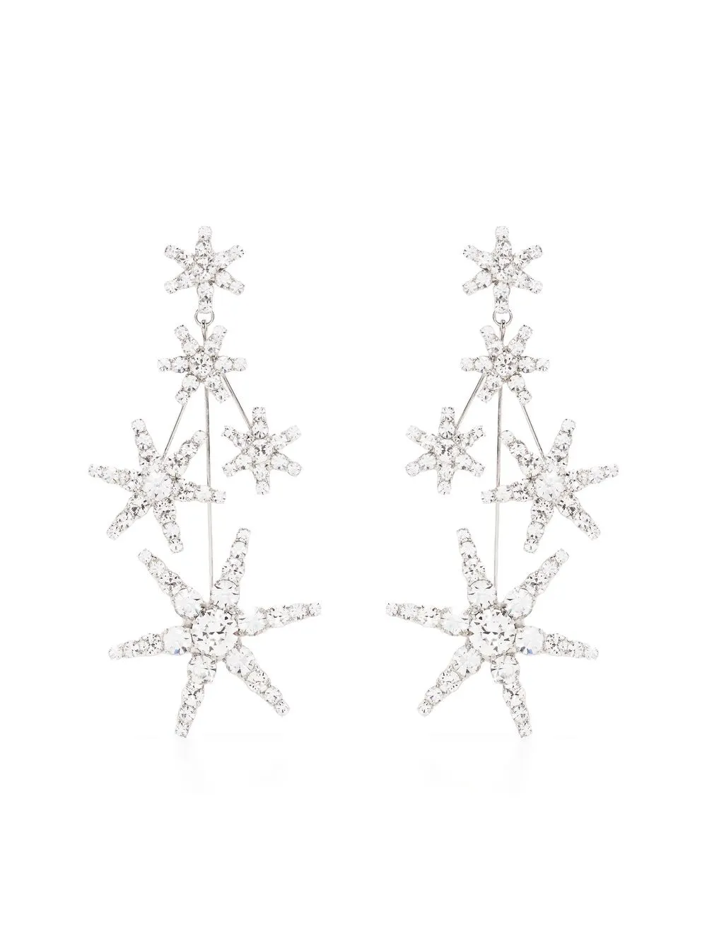 

Jennifer Behr Nashira crystal star earrings - Silver