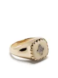 Pascale Monvoisin 9kt yellow gold Pierrot diamond signet ring