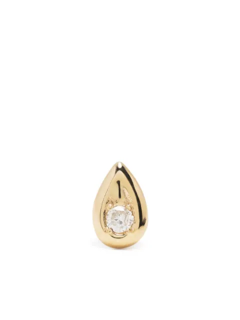 Anissa Kermiche 9kt yellow gold Lady diamond stud earring