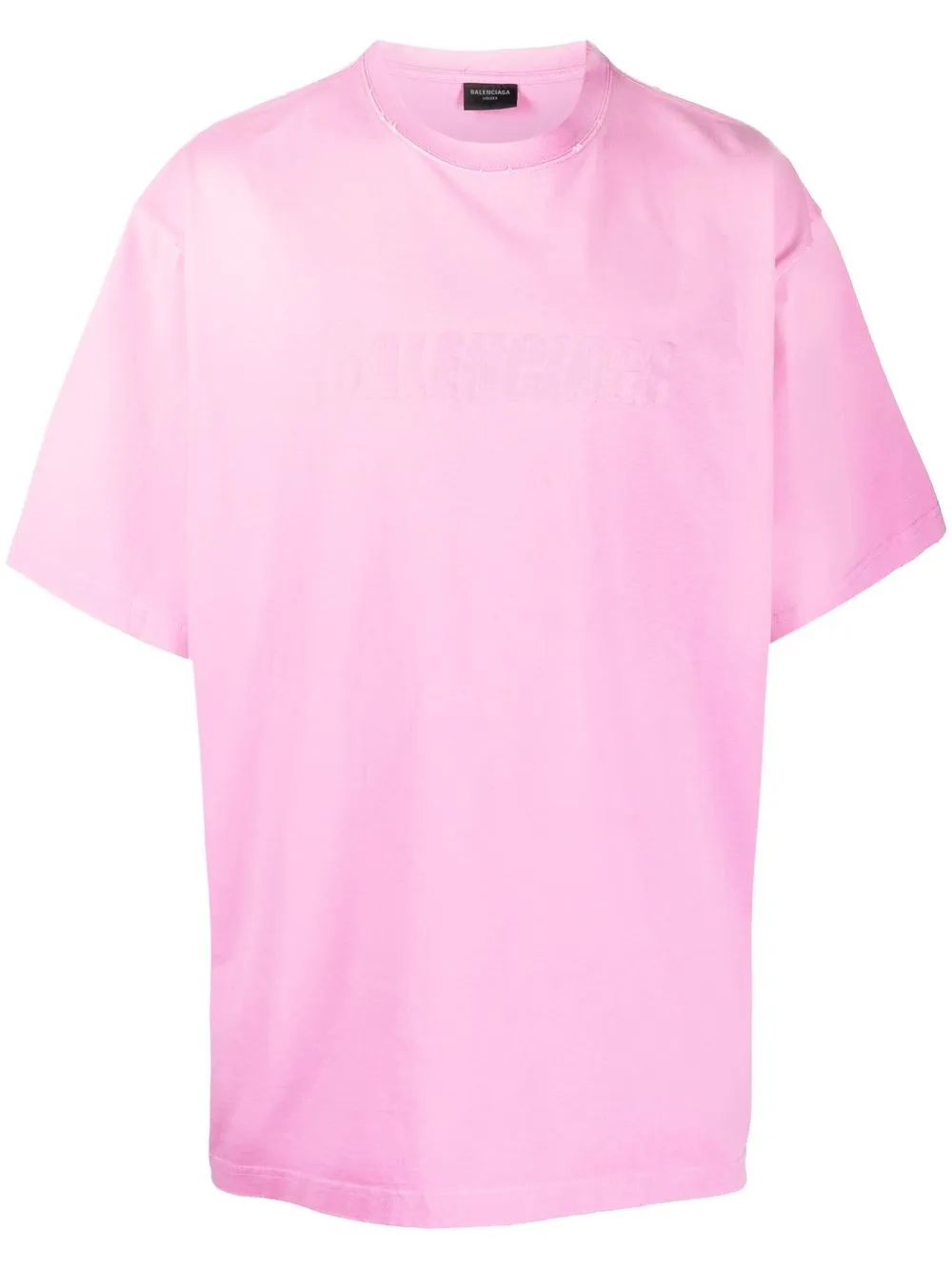 Pink balenciaga t outlet shirt