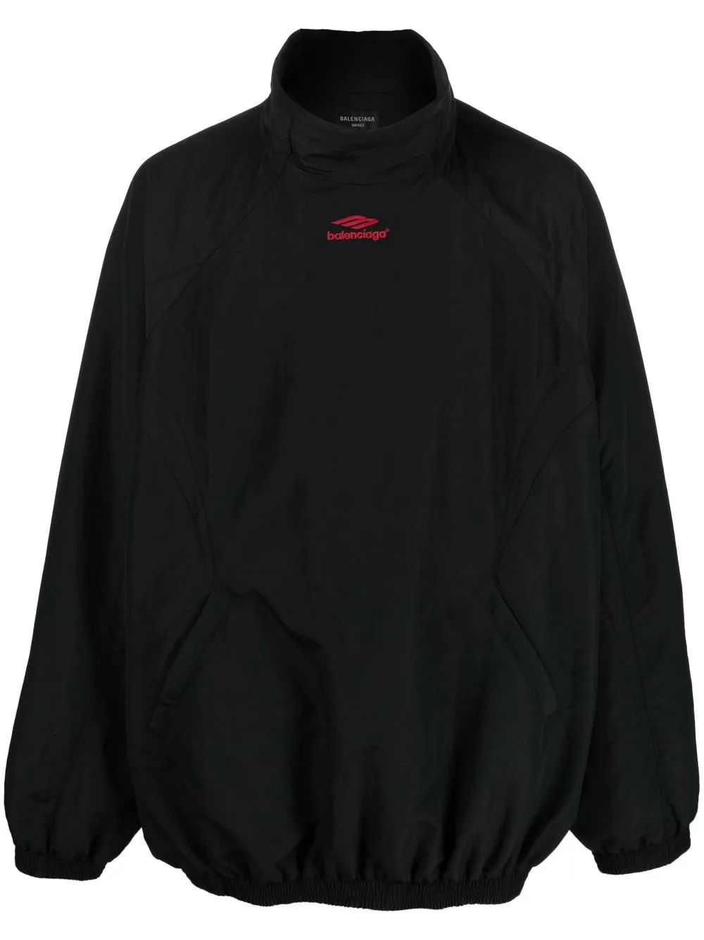 

Balenciaga pull-over tracksuit jacket - Black