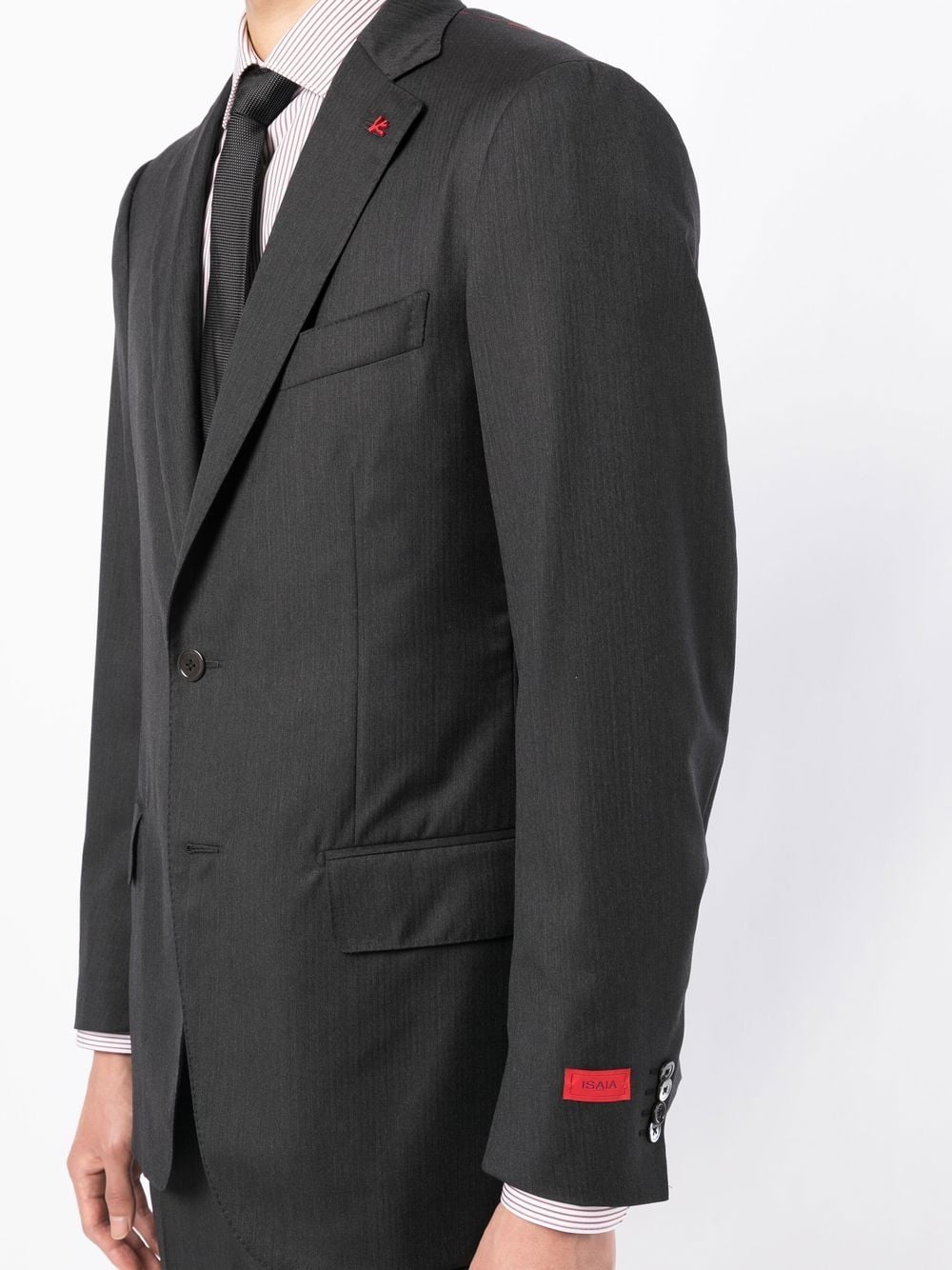 Isaia Gregory single-breasted Suit - Farfetch