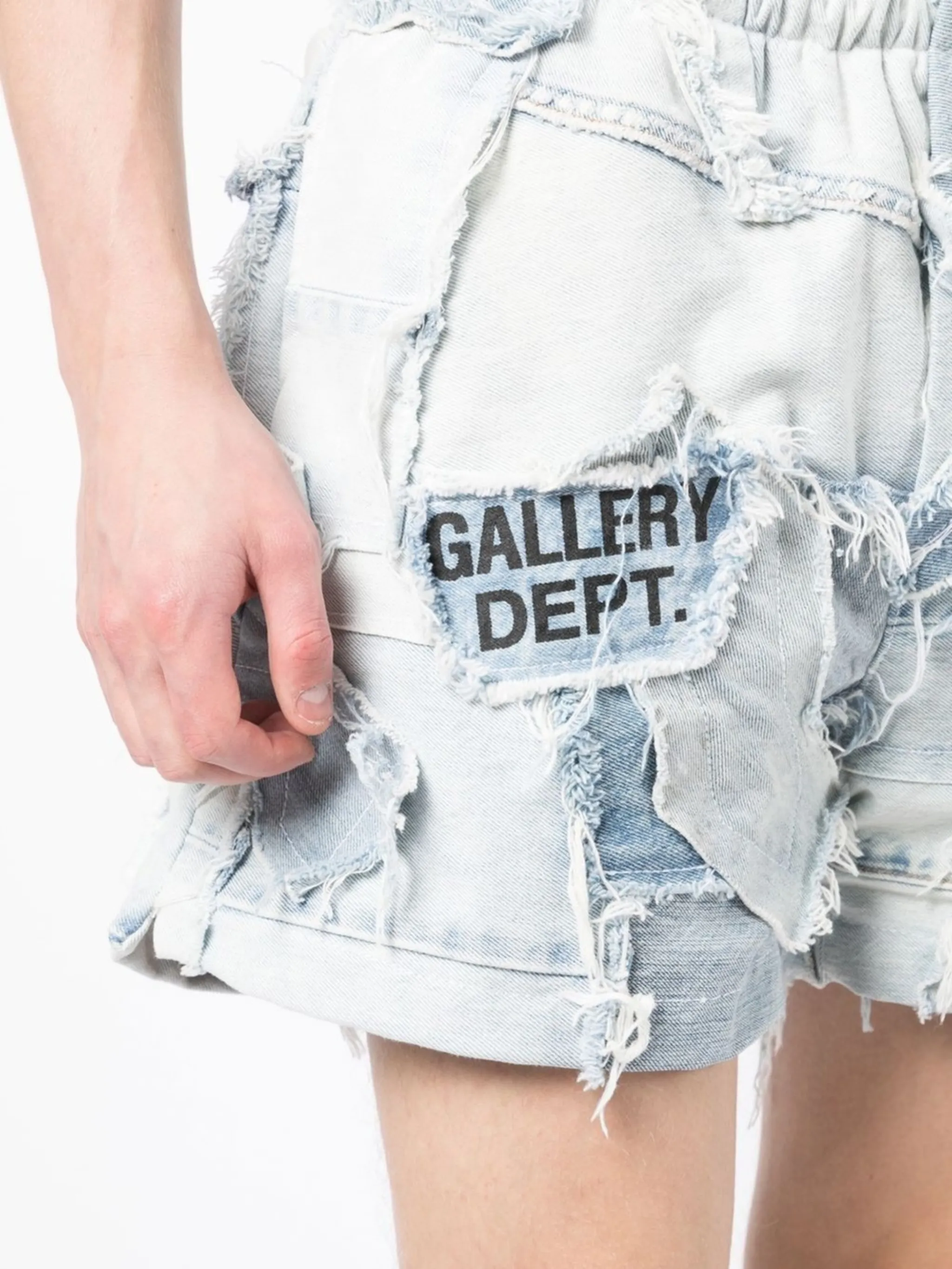 Zuma recycled denim shorts GALLERY DEPT.