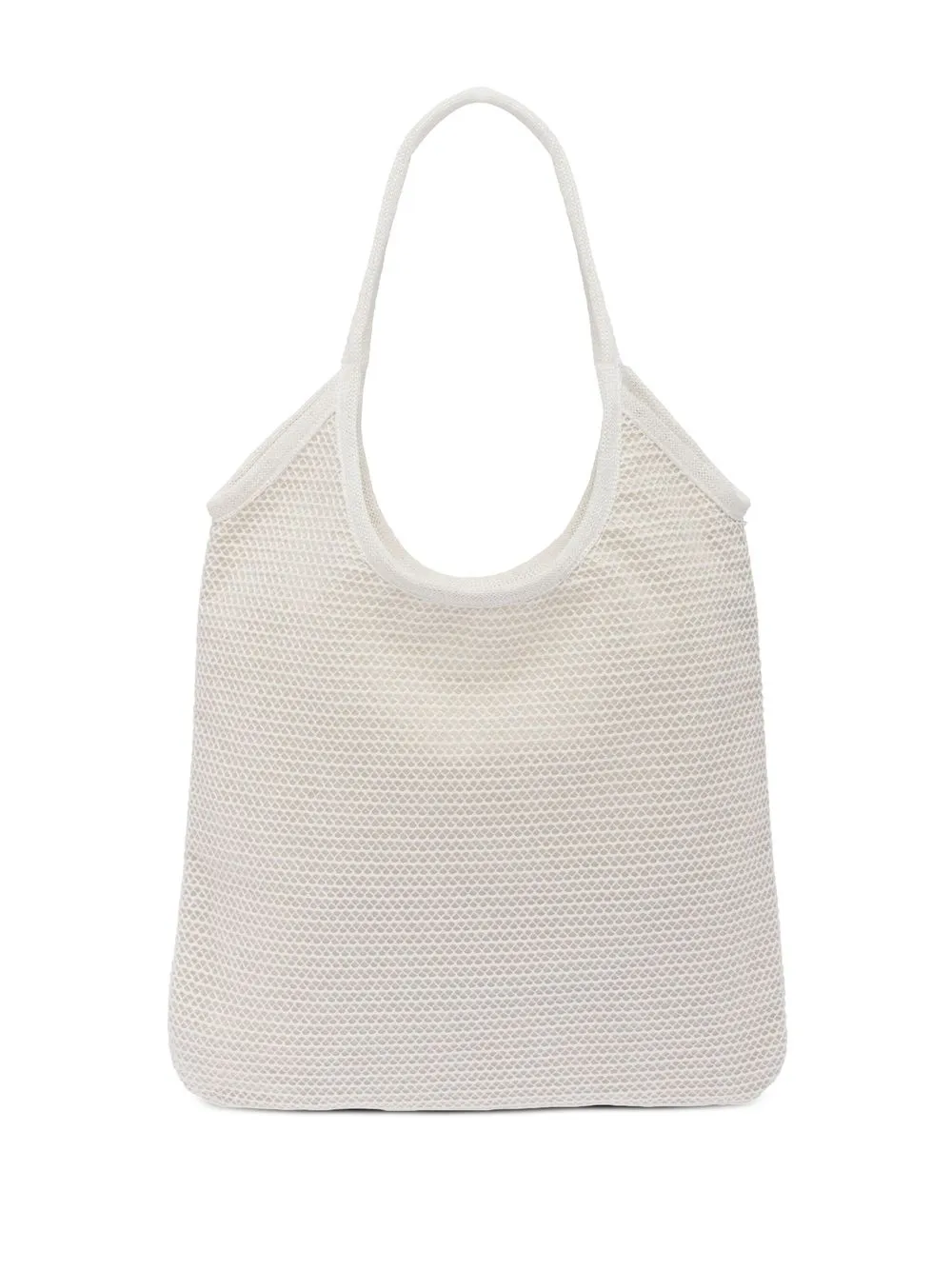 Miu Miu Layered Mesh Tote Bag In White ModeSens