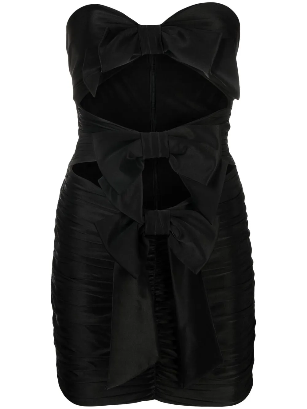 Alexandre Vauthier Cut-out Detail Bandeau Dress In Black