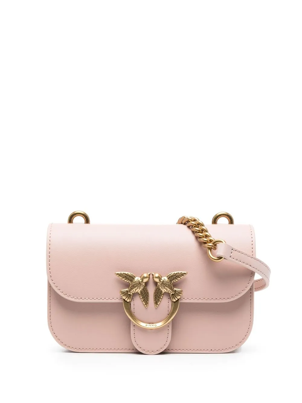 

PINKO Love Birds leather crossbody bag