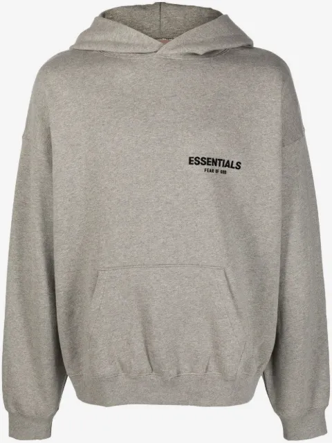 FEAR OF GOD ESSENTIALS logo pullover hoodie