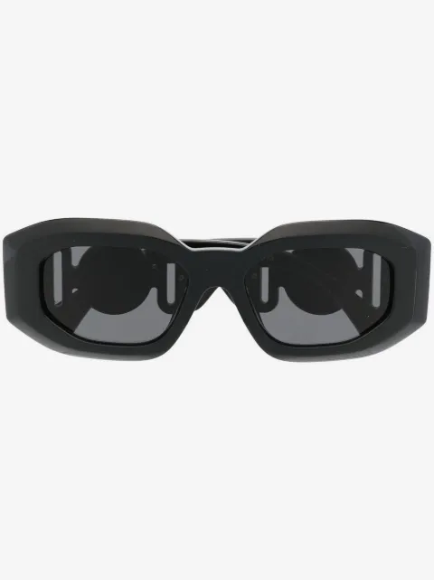 Versace Eyewear Medusa Head-detail oversize-frame sunglasses