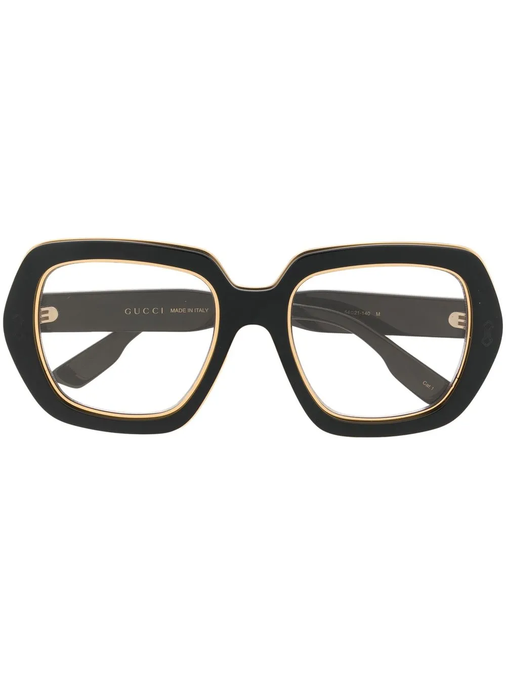 

Gucci Eyewear lentes de sol con armazón cuadrada - Negro