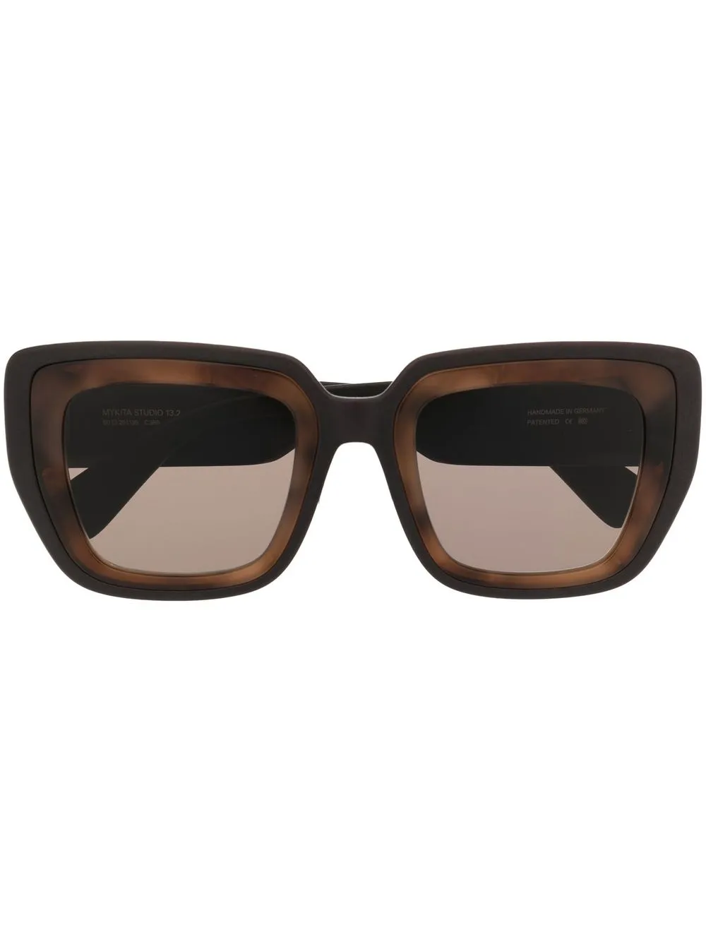 

Mykita two-tone square sunglasses - Brown