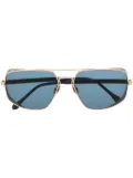 Matsuda square-frame tinted sunglasses - Blue
