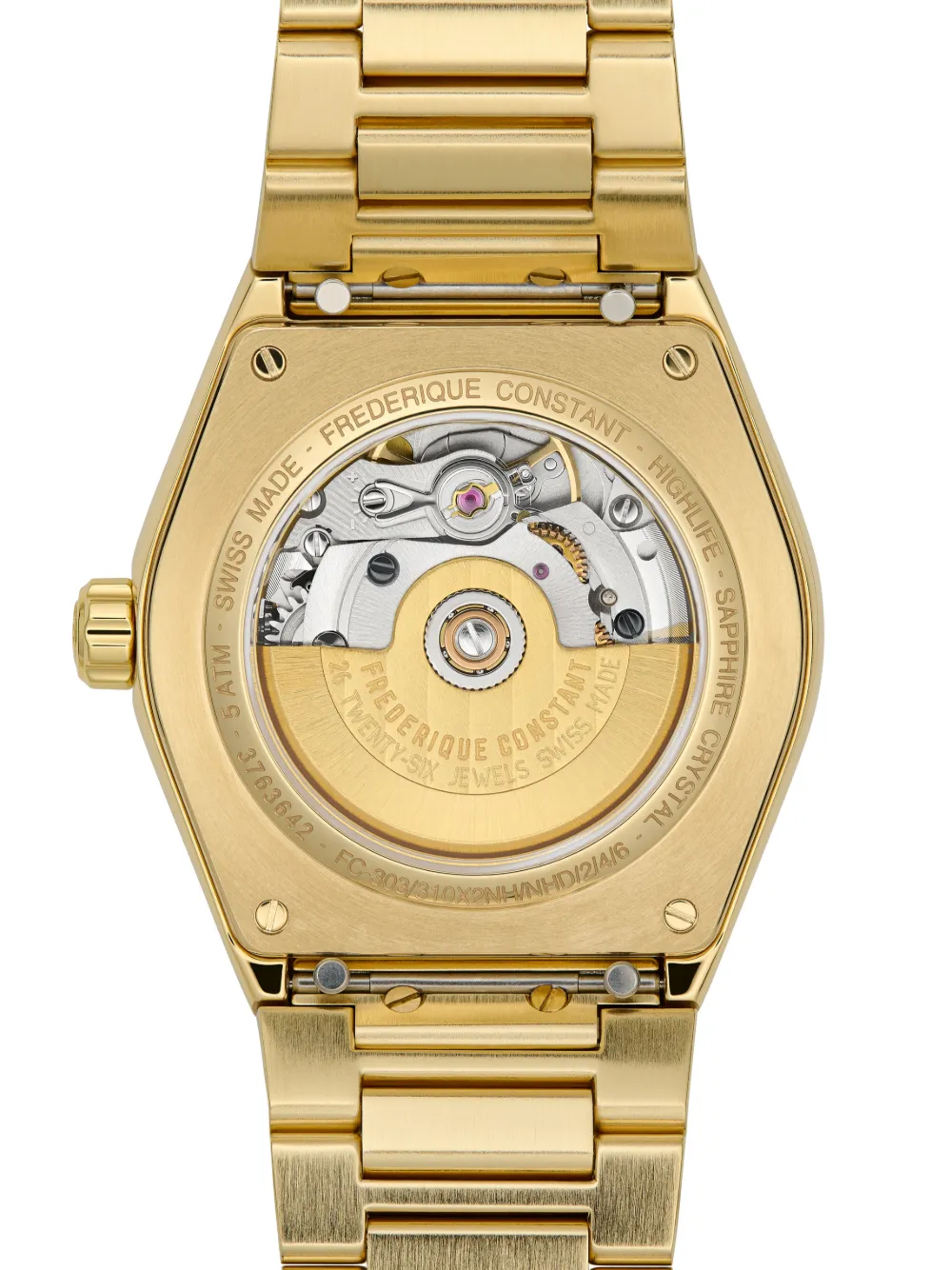  Frederique Constant Highlife Ladies Automatic 34mm   Silber 