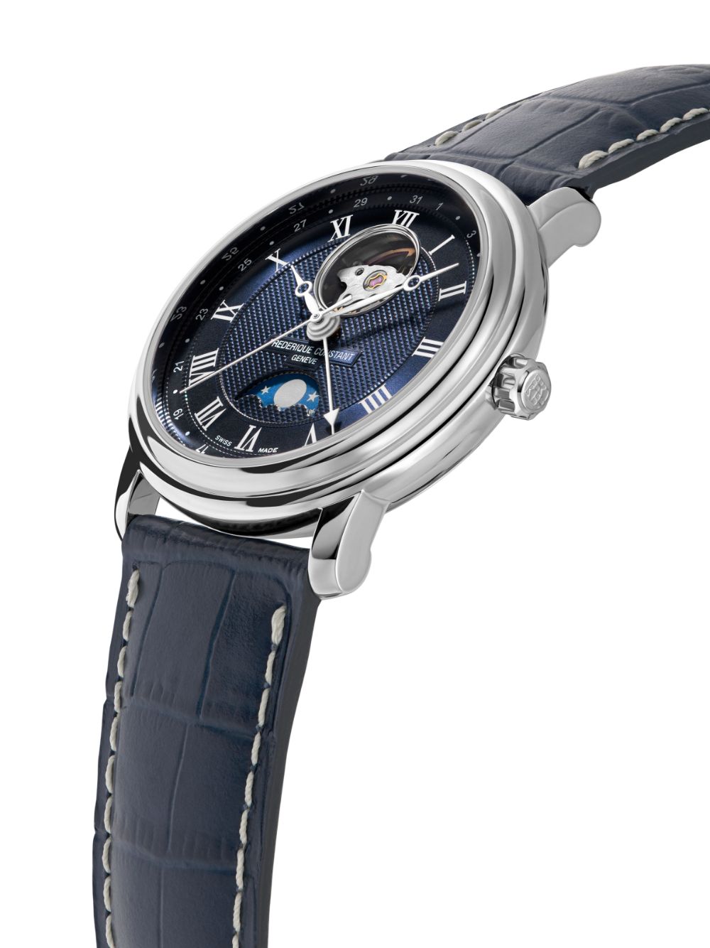 Frederique Constant Classics Heart Beat Moonphase Date 40mm - Blue