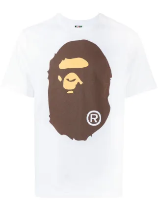 A BATHING APE® Gorilla Logo Cotton T-shirt - Farfetch