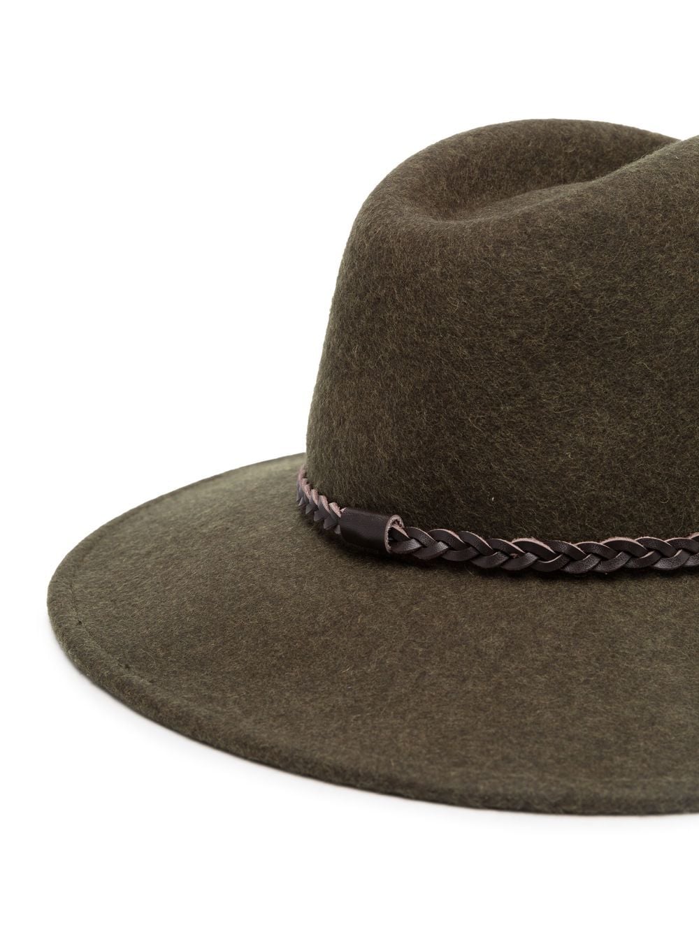 Barbour Fedora hoed met logo afwerking - Groen